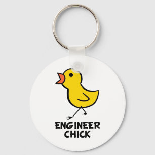Engineer Chick Key Ring