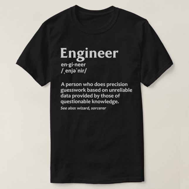 Engineer Classic TShirt (Design Front)