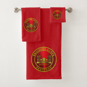 Engineer Corps  Bath Towel Set