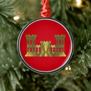 ENGINEER CORPS Christmas Metal Tree Decoration