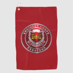 Engineer Corps Golf Towel