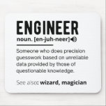 Engineer Definition Engineering Gift Mouse Mat<br><div class="desc">Funny Engineer Definition</div>