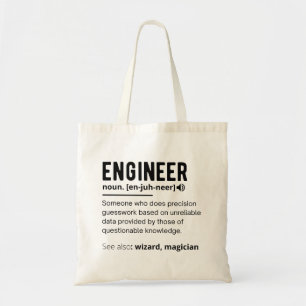 Engineer Definition Engineering Gift Tote Bag