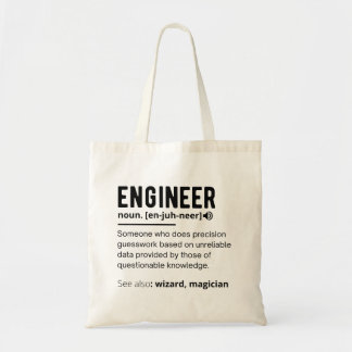Engineer Definition Engineering Gift Tote Bag