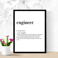 Engineer Definition Funny Engineering Mechanical