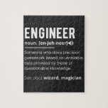 ENGINEER DEFINITION JIGSAW PUZZLE<br><div class="desc">engineer,  engineering,  civil engineer,  mechanical engineer,  mechanical engineering,  chemical engineer,  chemical engineering,  education,  school,  engineering student,  engineering teacher,  funny,  humour,  work,  definition,  occupation,  profession,  career,  careers,  noun,  magician,  wizard,  pun,  cool,  funcle,  architect,  skills,  trending,  2017,  2018,  2019,  2020,  birthday,  christmas,  holiday,  2021,  2022,  2023</div>