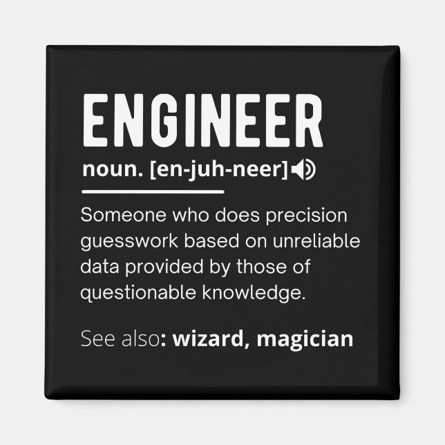 ENGINEER DEFINITION MAGNET (Front)