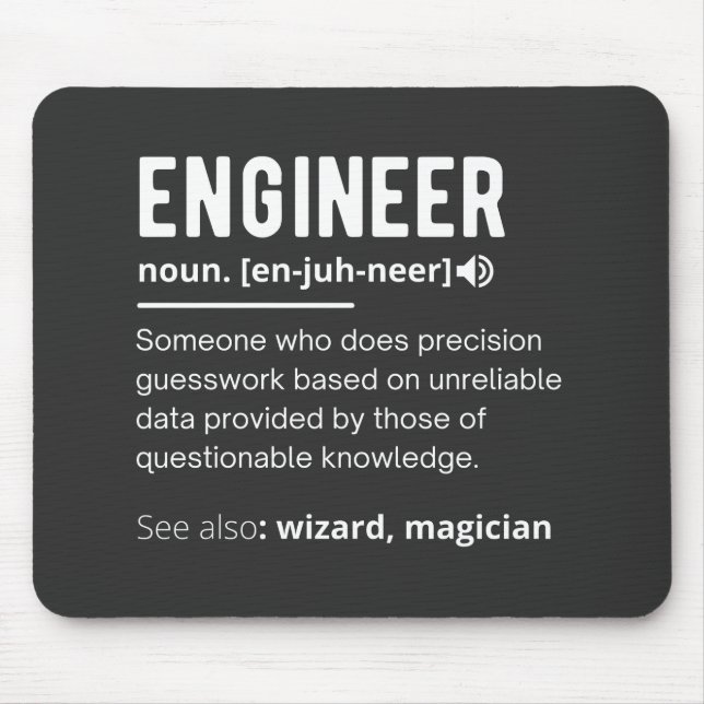 ENGINEER DEFINITION MOUSE MAT (Front)