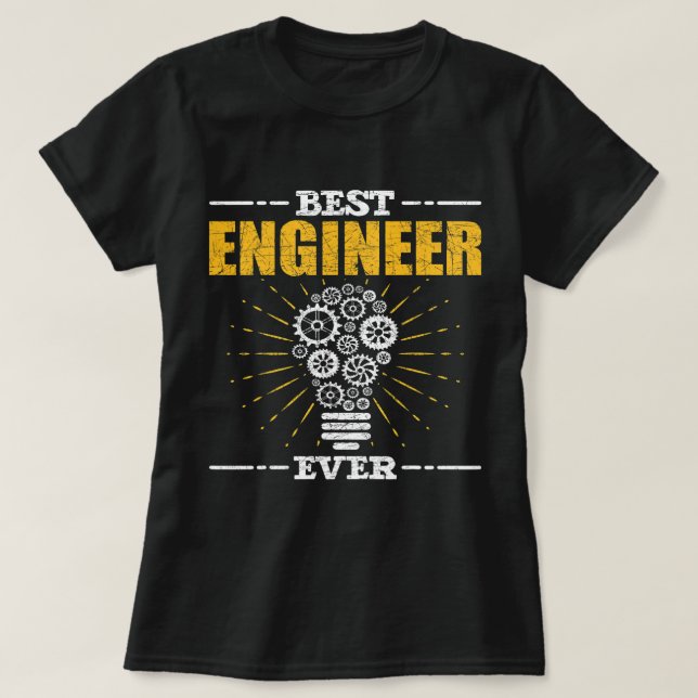 Engineer Electrical Engineering Best Engineer T-Shirt (Design Front)
