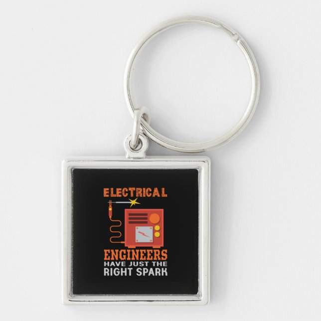 Engineer Electrical Engineers Have Just The Right Key Ring (Front)