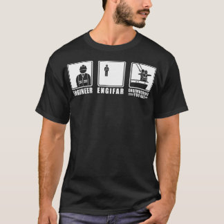 Engineer Engifar Engineering  Funny Engineer  T-Shirt