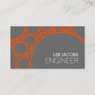 Engineer, Engineering, Architect, Builder Business Card