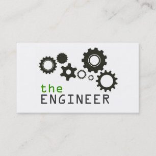 Engineer, Engineering, Architect, Builder Business Card