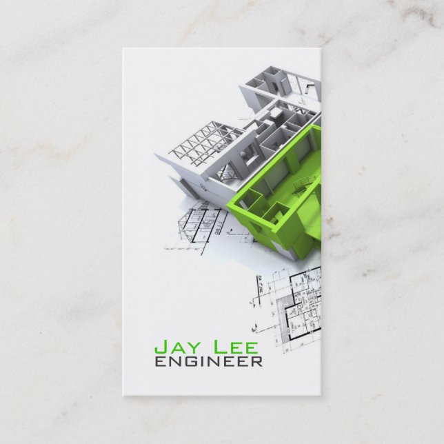 Engineer, Engineering Business Card (Front)