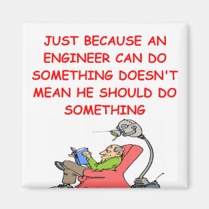 engineer engineering joke magnet