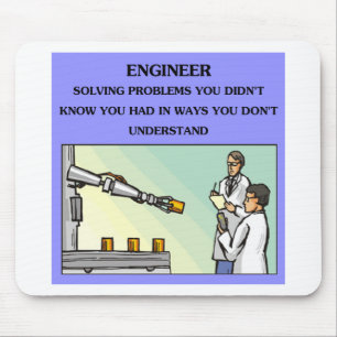 engineer engineering joke mouse mat