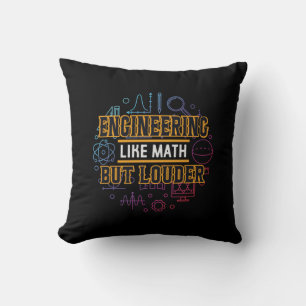 Engineer Engineering Like Math Cushion
