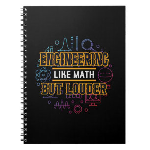 Engineer Engineering Like Math Notebook