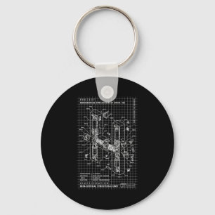 Engineer Engineering Monogram Initial Catal Letter Key Ring