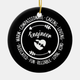 Engineer Funny Appreciation Quotes  Ceramic Tree Decoration
