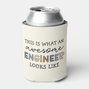 Engineer Funny Awesome Engineer   Engineering Can Cooler