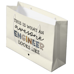 Engineer Funny Awesome Engineer Engineering Large Gift Bag