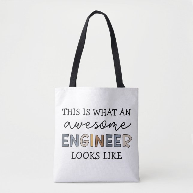 Engineer Funny Awesome Engineer | Engineering Tote Bag (Front)