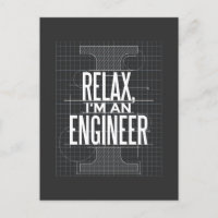 Engineer Funny Quote Invitation Postcard