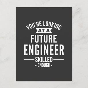 engineer gift postcard