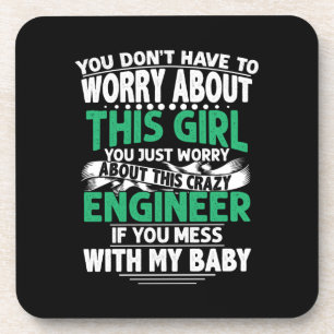 Engineer Girl Engineer Coaster