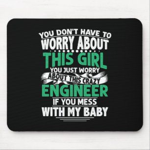 Engineer Girl Engineer Mouse Mat