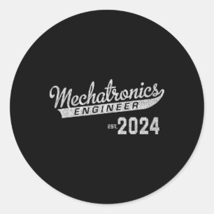 Engineer Graduation 2024  Classic Round Sticker