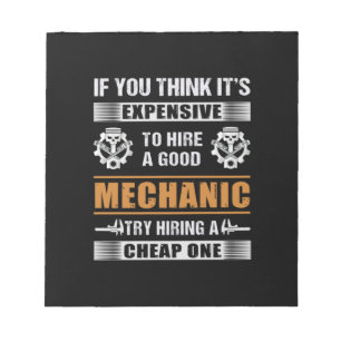 Engineer Hire A Good Mechanic Engineer Notepad