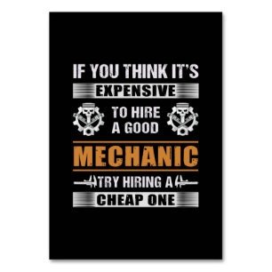 Engineer Hire A Good Mechanic Engineer Table Number