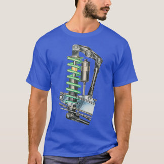 Engineer Hot Motorbike Garage T-Shirt