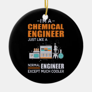 Engineer I Am A Chemical Engineer Ceramic Tree Decoration