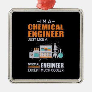 Engineer I Am A Chemical Engineer Metal Tree Decoration