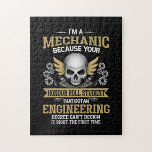 Engineer I Am A Mechanic Engineering Jigsaw Puzzle
