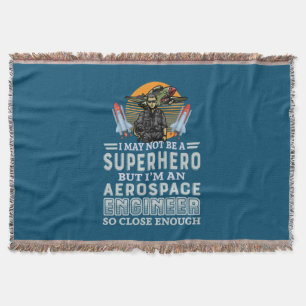 Engineer I Am An Aerospace Engineer Throw Blanket
