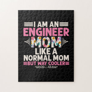 Engineer I Am An Engineer Mom Jigsaw Puzzle