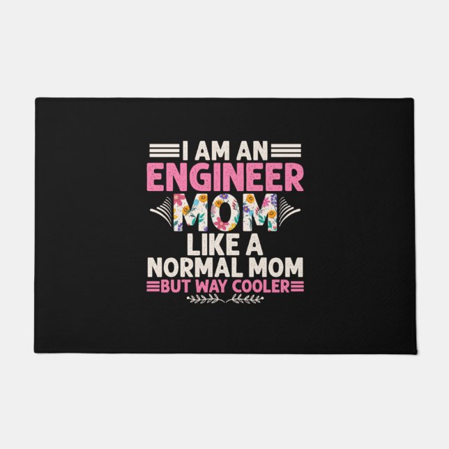Engineer I Am An Engineer Mum Doormat (Front)