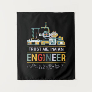 Engineer I Am An Engineer Tapestry
