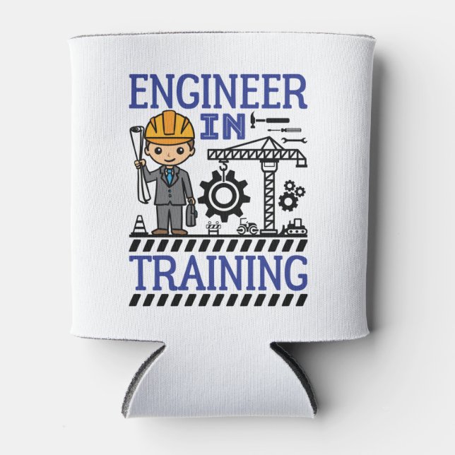Engineer in Training Boys STEM Can Cooler (Front)