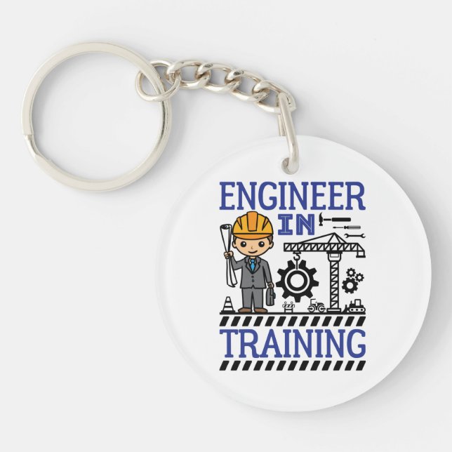 Engineer in Training Boys STEM Key Ring (Front)