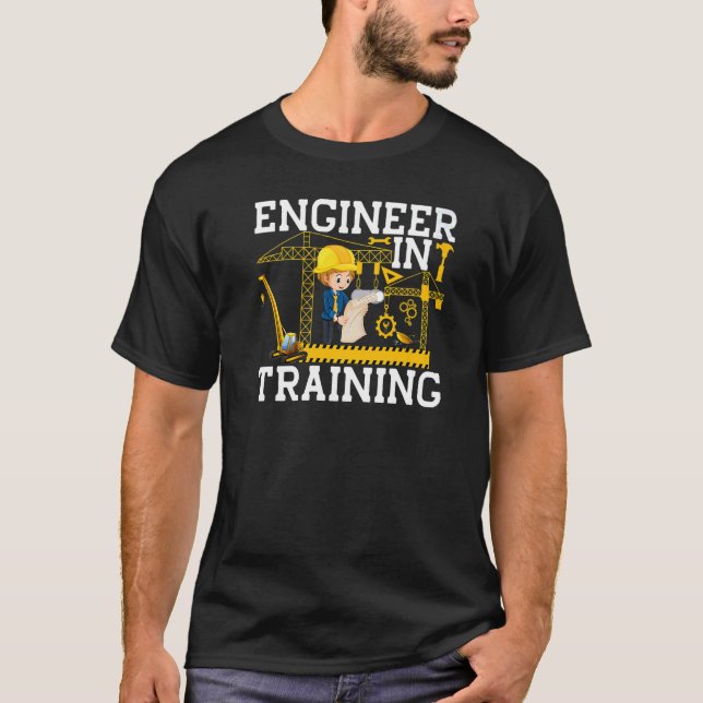 Engineer in Training Future Engineer Boys Girls Ki T-Shirt (Front)
