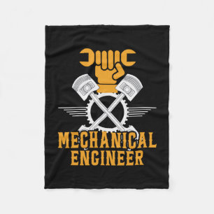 Engineer Mechanical Engineer Fleece Blanket