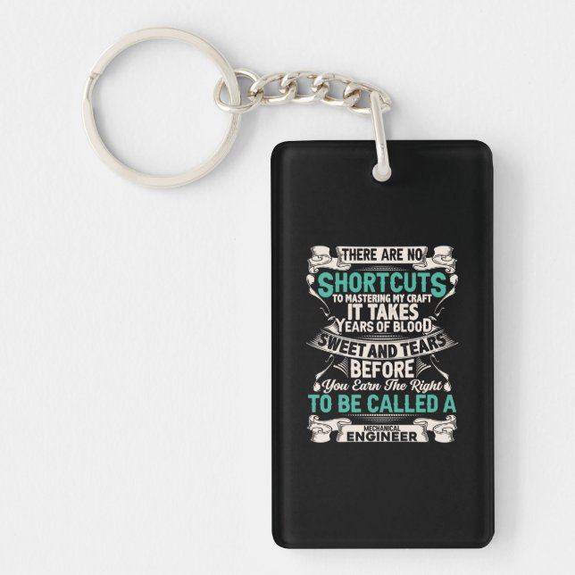 Engineer Mechanical Engineer Key Ring (Front)