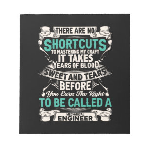 Engineer Mechanical Engineer Notepad