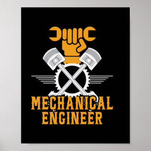Engineer Mechanical Engineer Poster