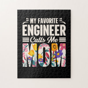 Engineer My Favourite Engineer Calls Me Mum Jigsaw Puzzle
